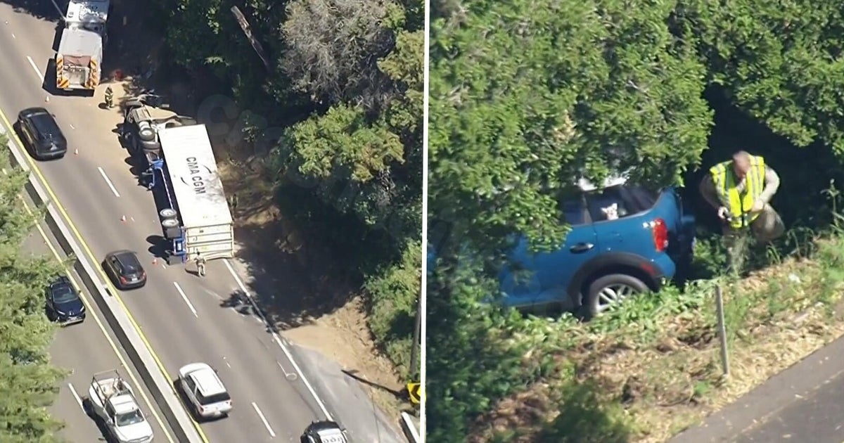 Big rig, school bus involved in separate crashes on Highway 17 in Santa Cruz Mountains