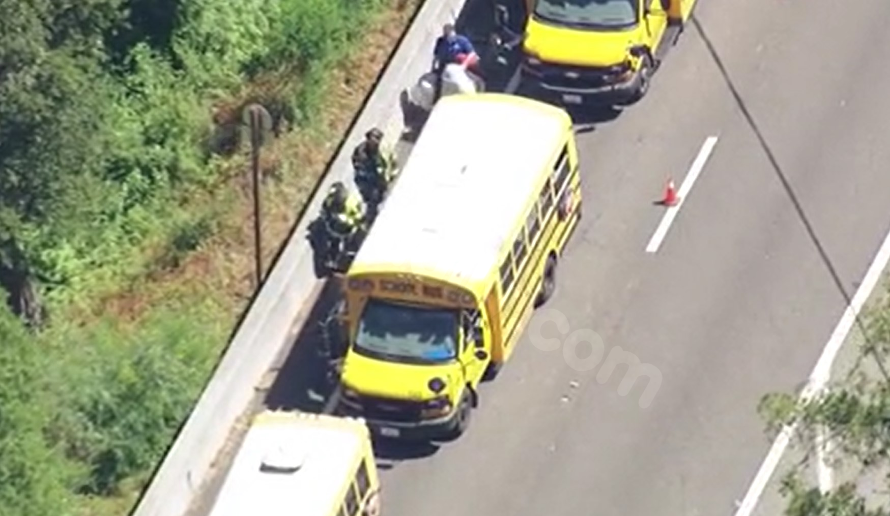 Another school bus crash involving dozens of children in Santa Cruz: CHP