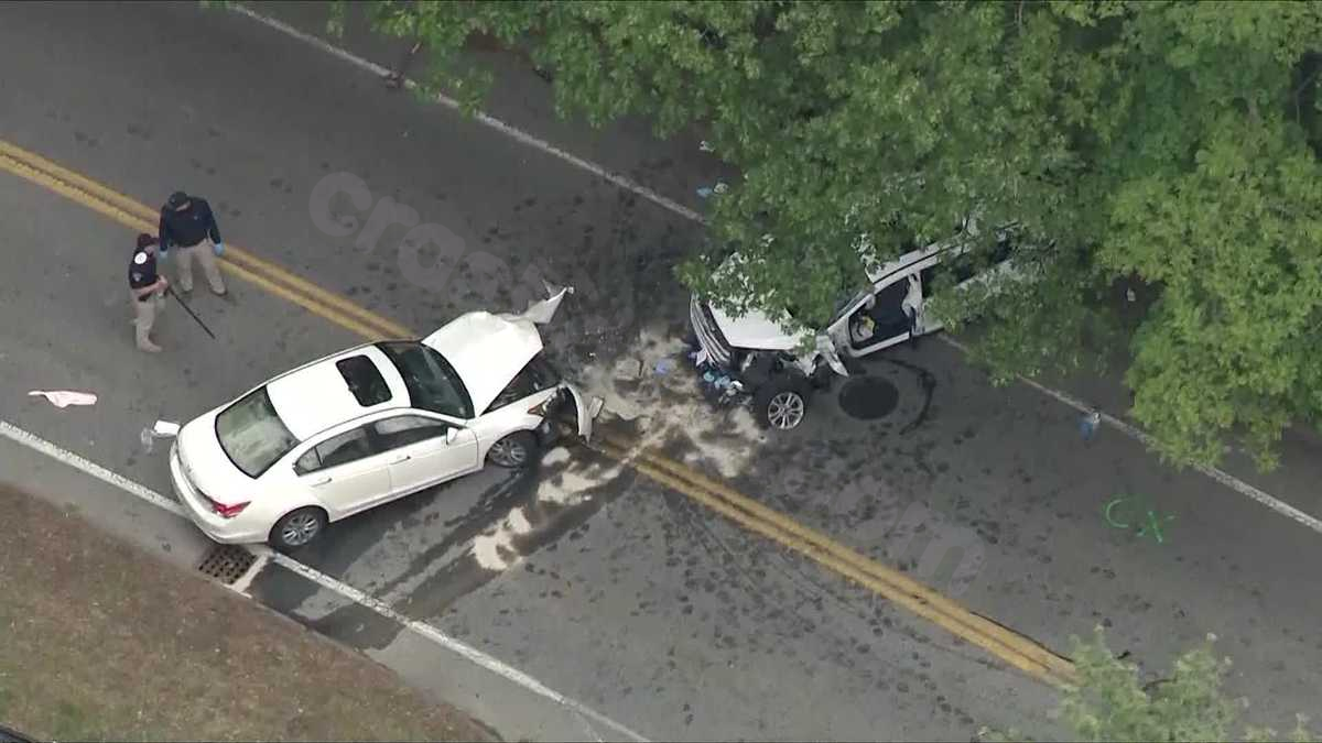 Head-on crash in Billerica sends three to hospital