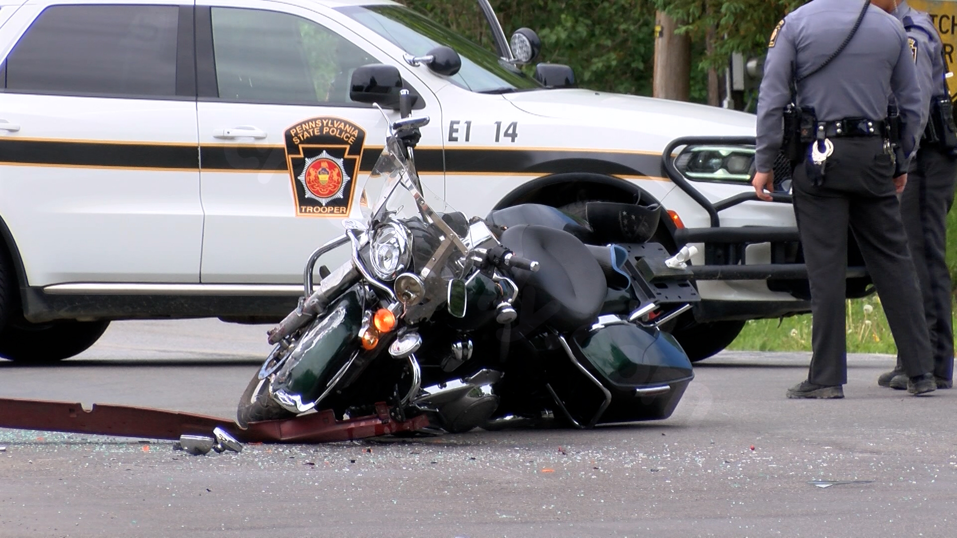 Motorcyclist hospitalized following accident involving car in Harborcreek Twp.