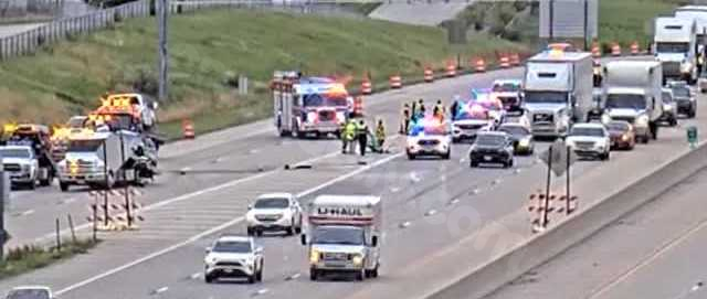 2 people injured in multi-vehicle crash on Interstate 80 Tuesday evening