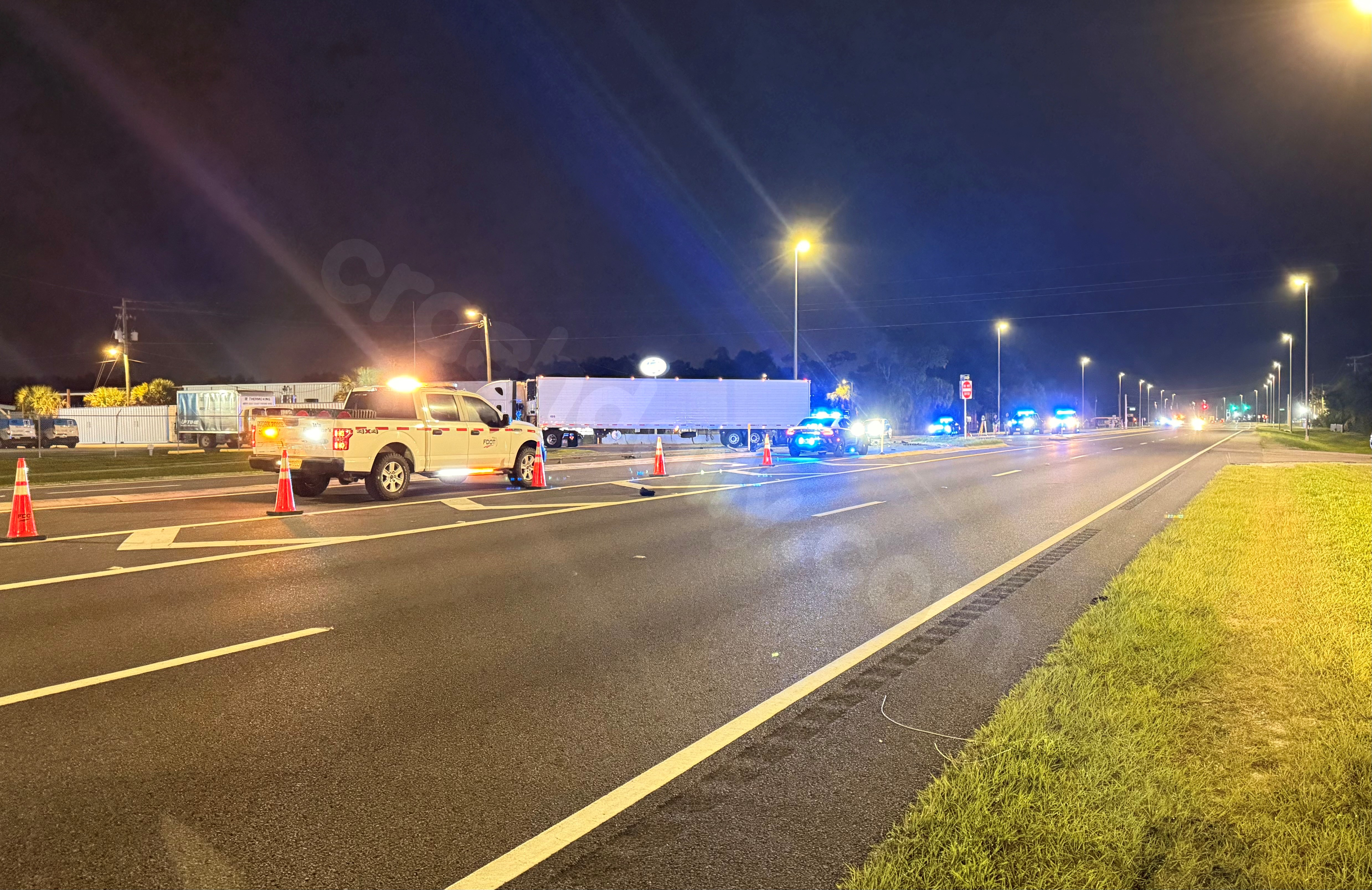 US-301 closed in Tampa after deadly crash: FHP