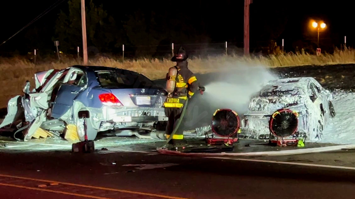 Fiery Highway 4 crash in Brentwood kills 2