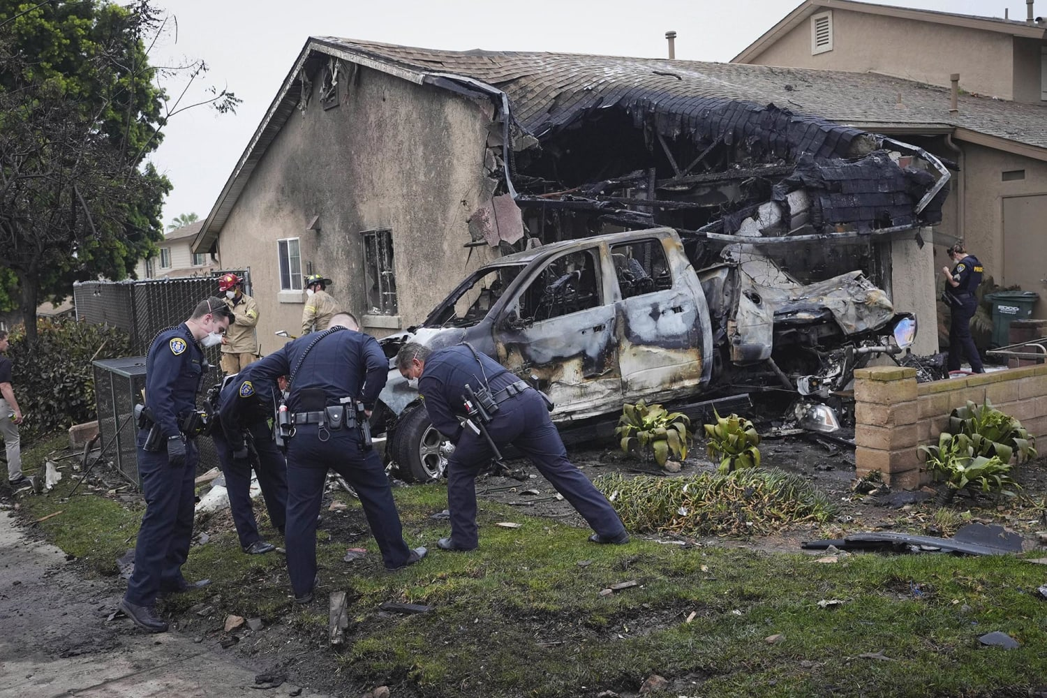 San Diego small plane crash into military neighborhood leaves multiple people dead