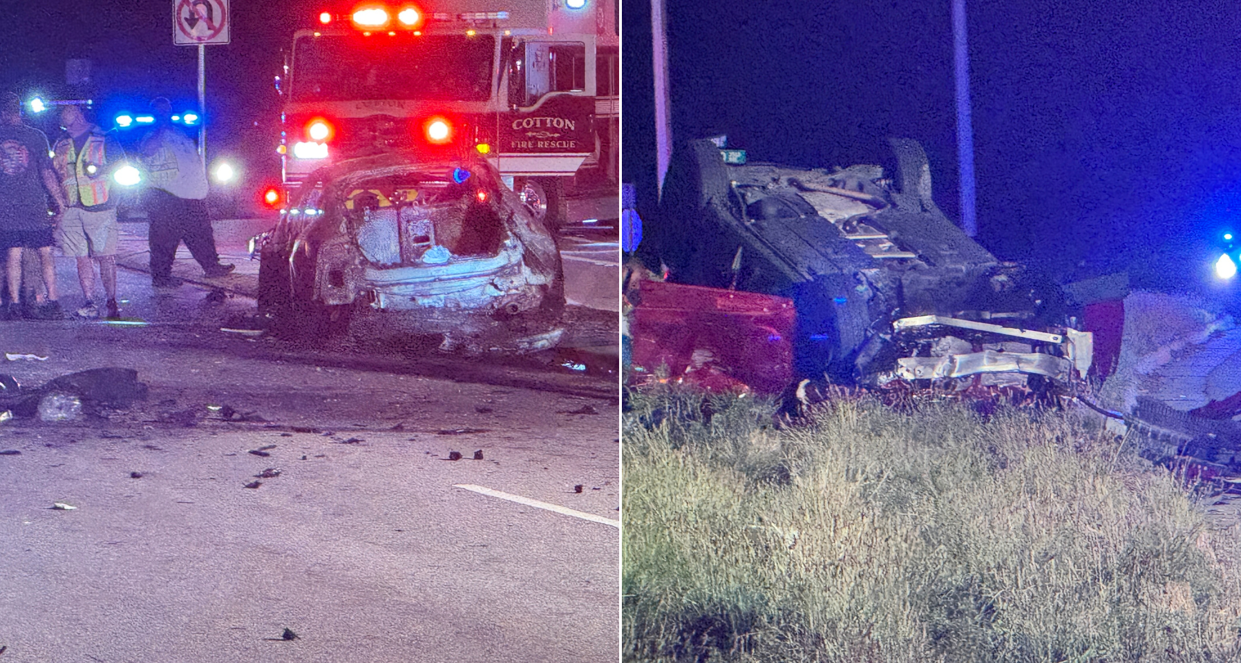 Two dead in fiery rollover crash on Camden Road in Fayetteville, troopers say