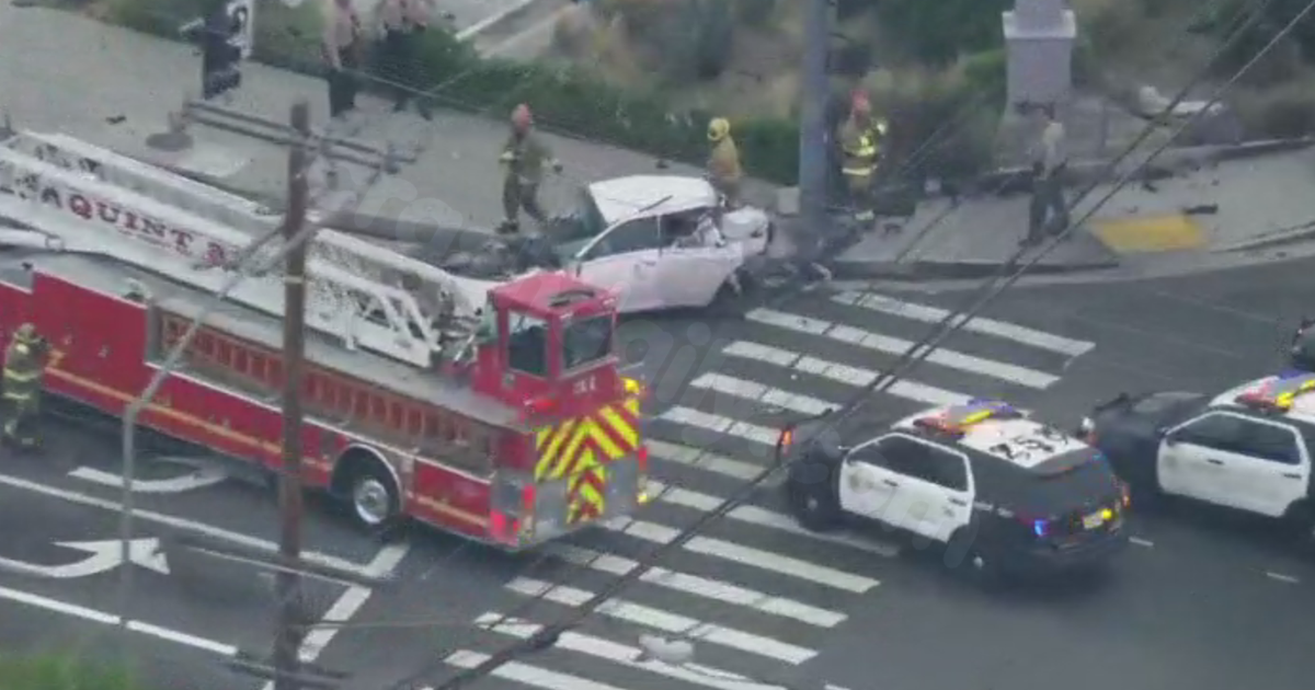 At least 1 dead after South Los Angeles pursuit ends with fiery crash