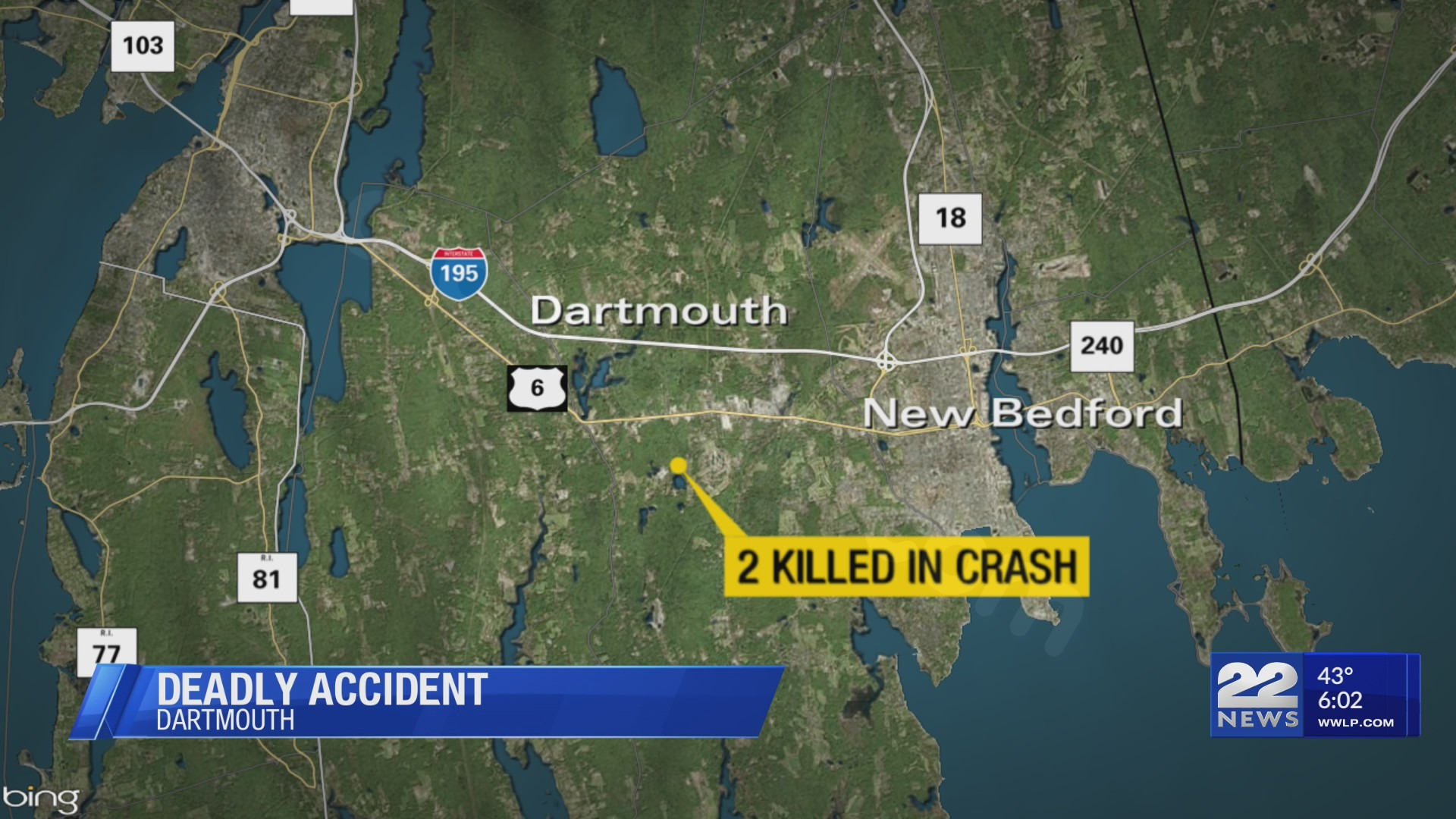 Couple killed in head-on crash in Dartmouth