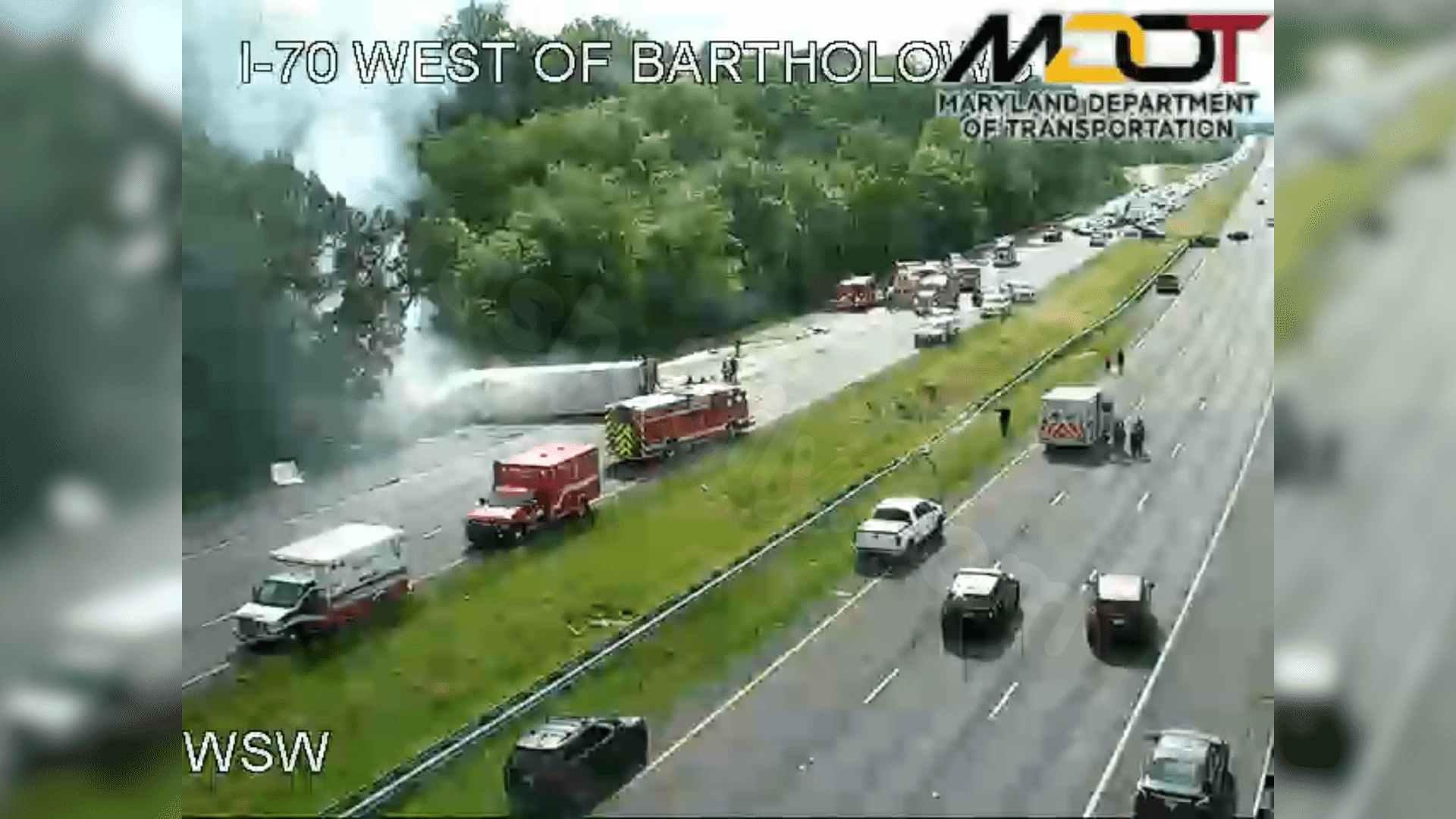 Double fatal crash closes portion of I-70 in Frederick County