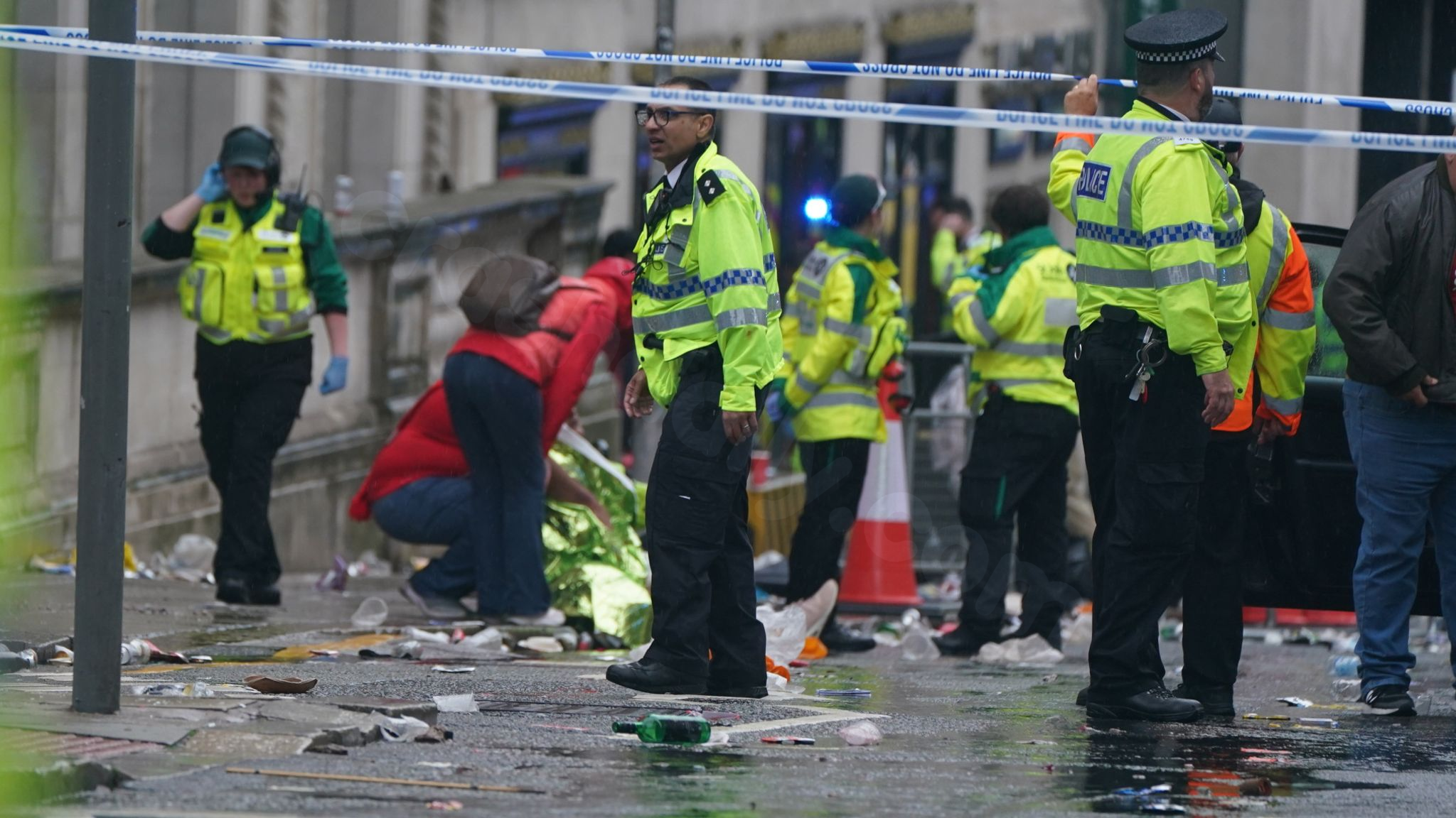 Liverpool trophy parade: Man arrested after 'car collides with pedestrians' in city centre
