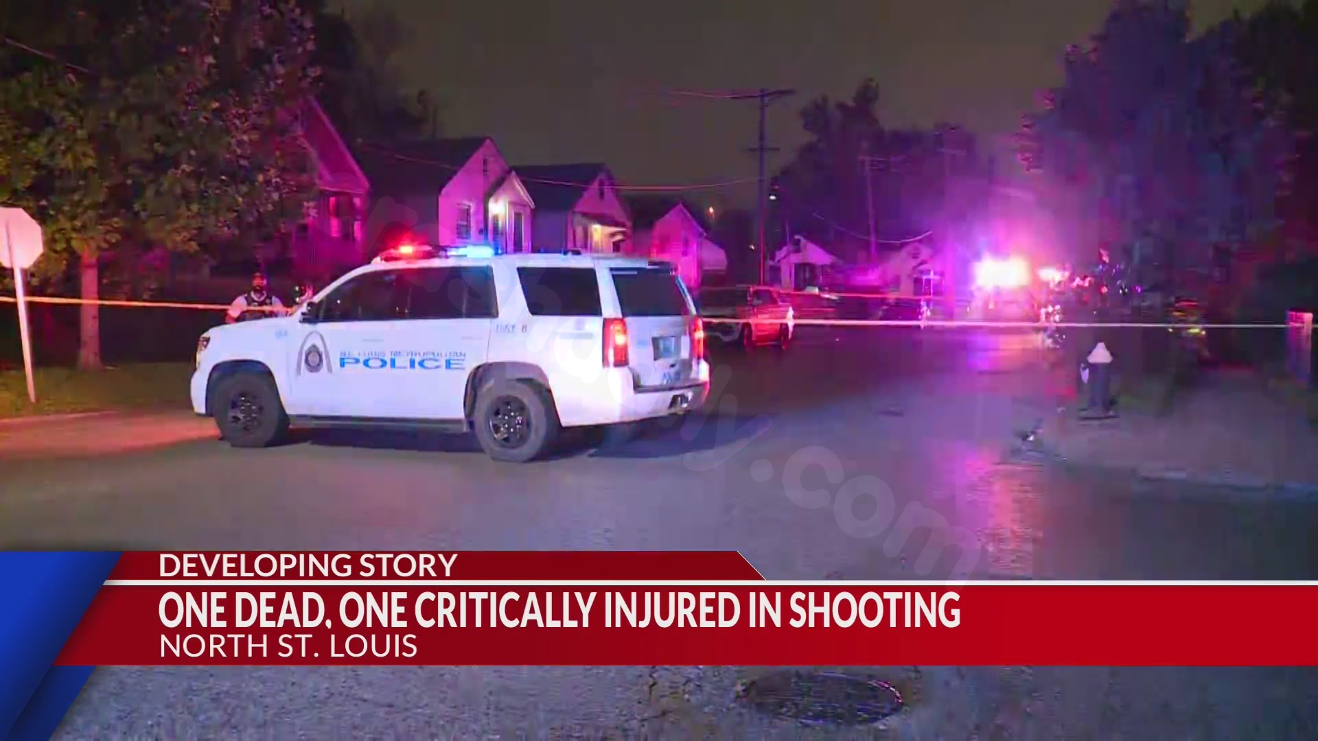1 man dead, 1 injured after crash, shooting in north St. Louis