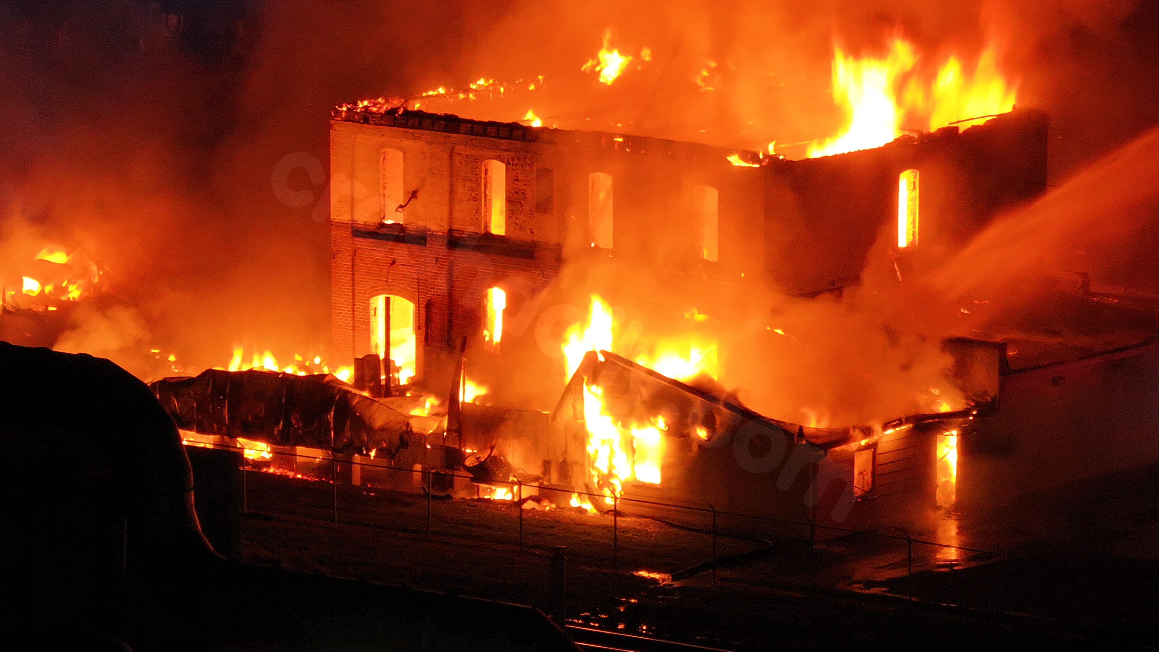 Fatal crash reported on night of fire that destroyed historic Caudill’s Electrical Company building in Kernersville