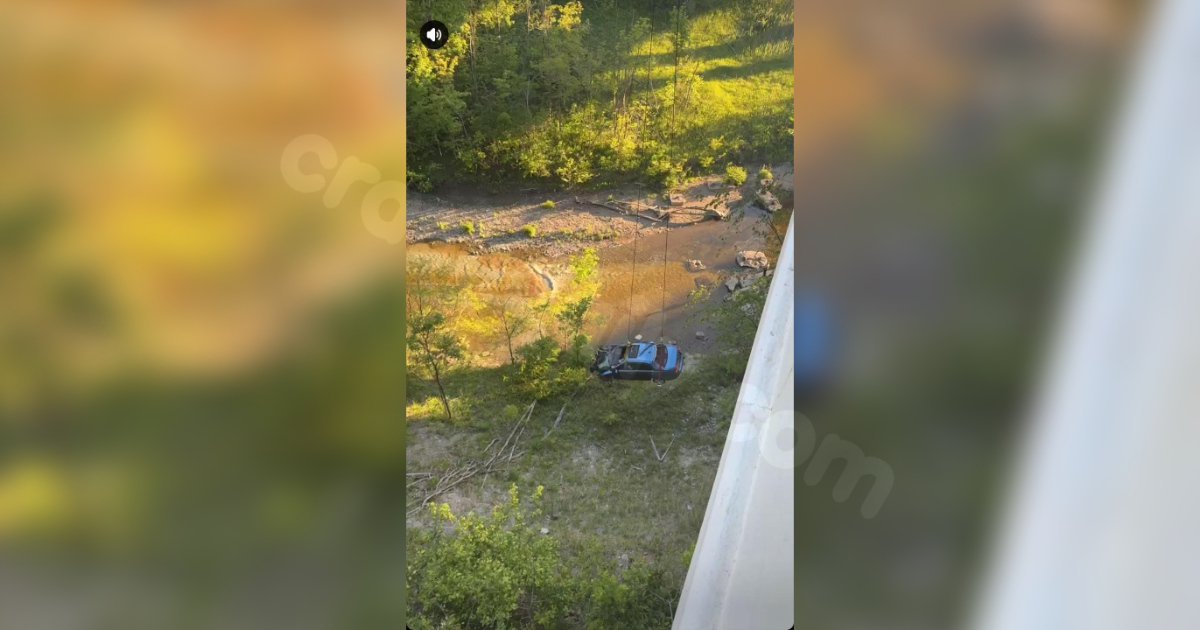 ‘Lucky to be alive’: Car driving ‘erratically’ hits semi, lands in ravine in Lake County crash