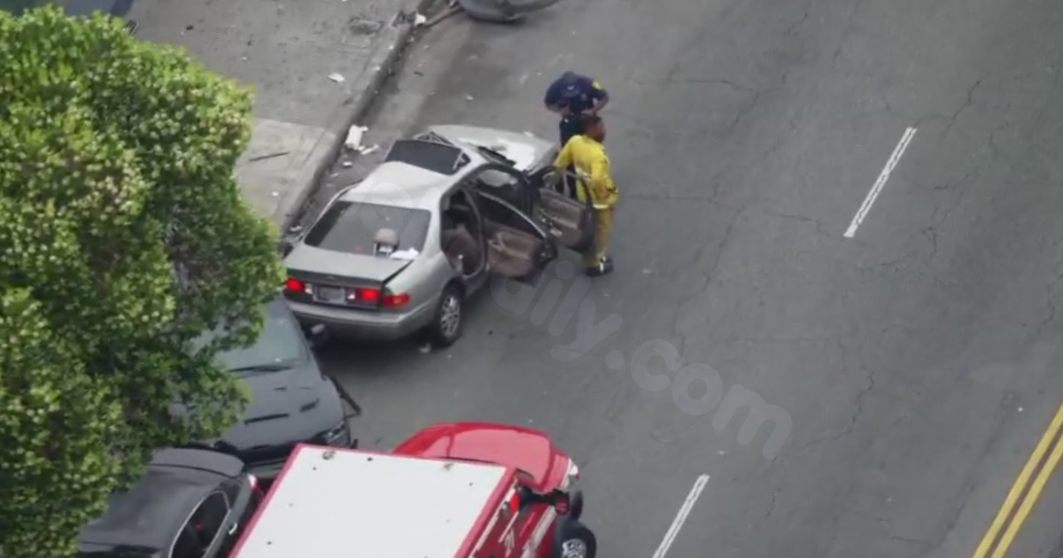 Person dies in traffic collision just outside of South Los Angeles middle school