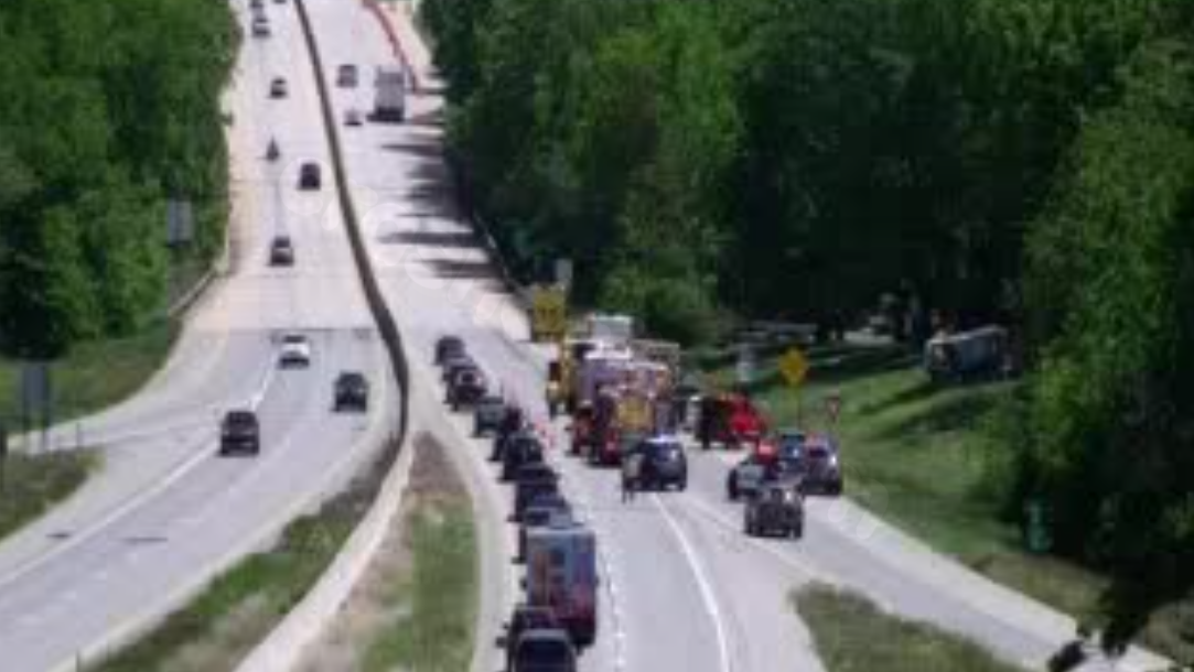 Vehicle goes off Route 283, crashes | One lane shut down