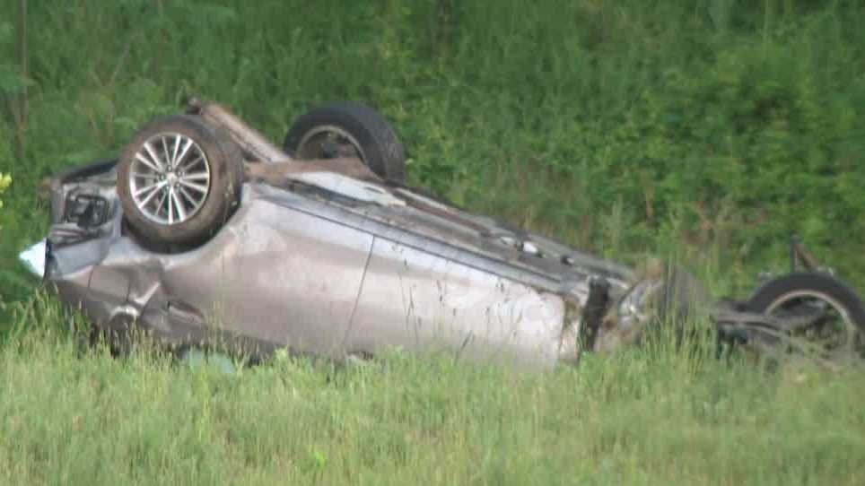 Middle school student killed, girl seriously injured in rollover crash in Bedford, police say