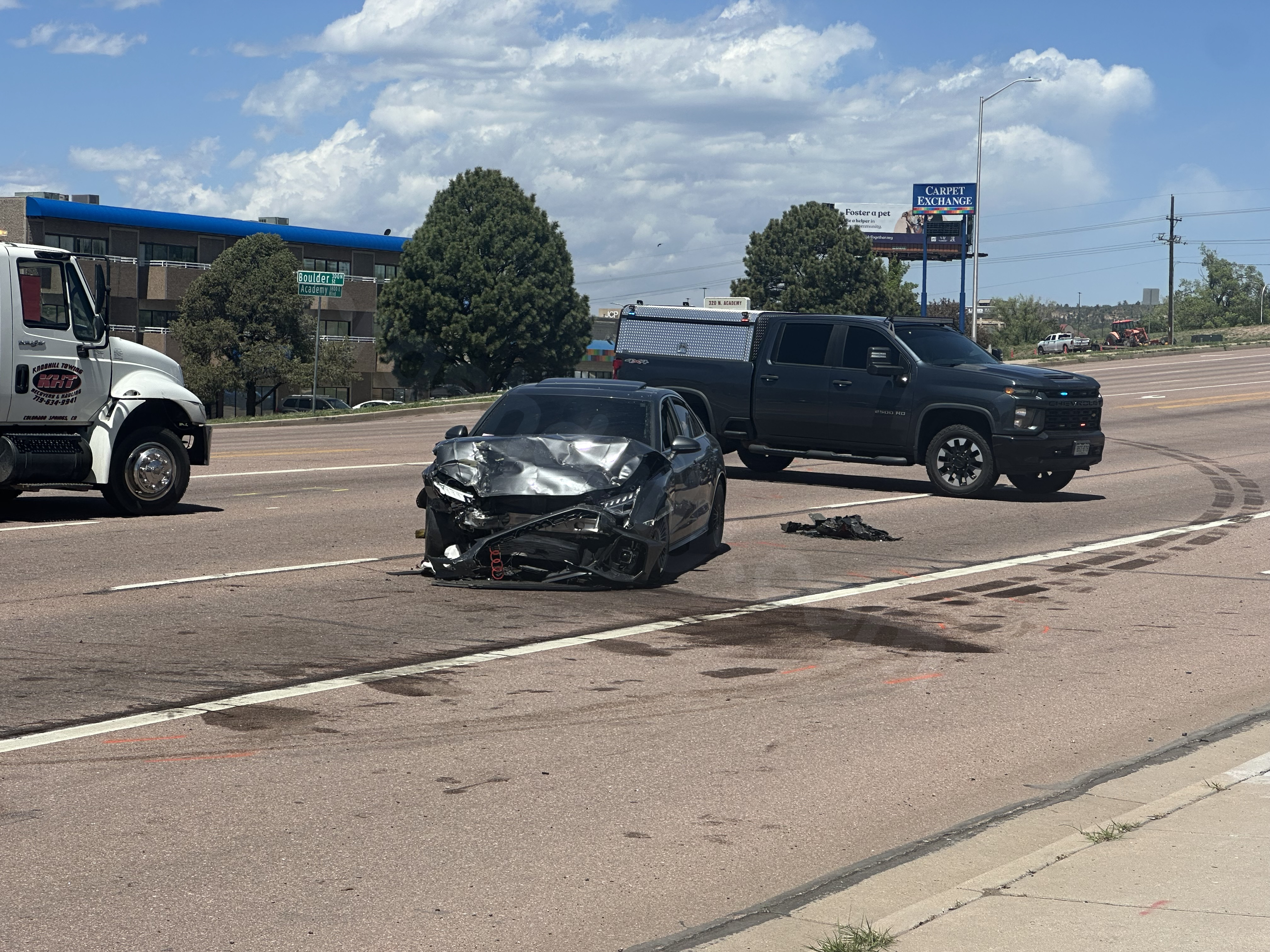 Identification of driver killed in accident near East Platte Avenue