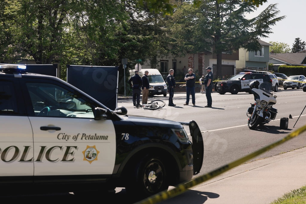 Petaluma law enforcement requests information on witness for deadly collision between bicyclist and car.