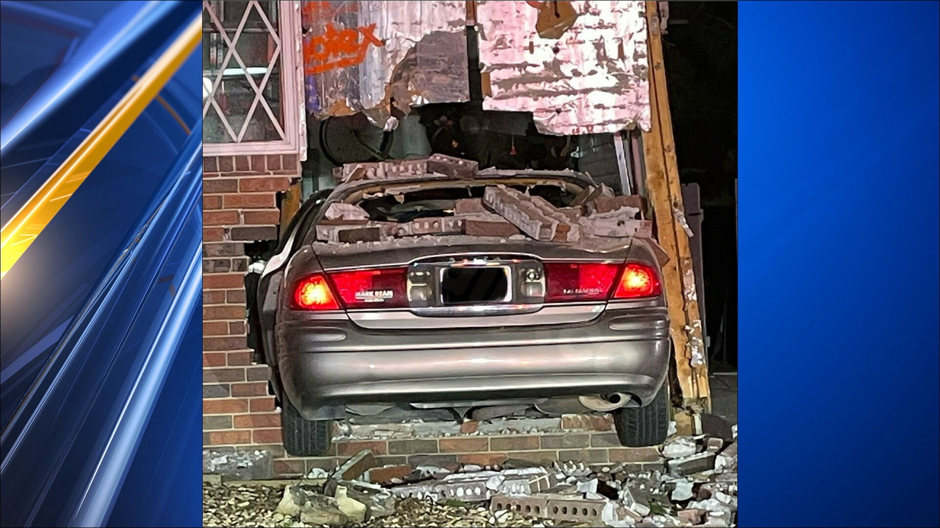 Vehicle collides with house in Garden City