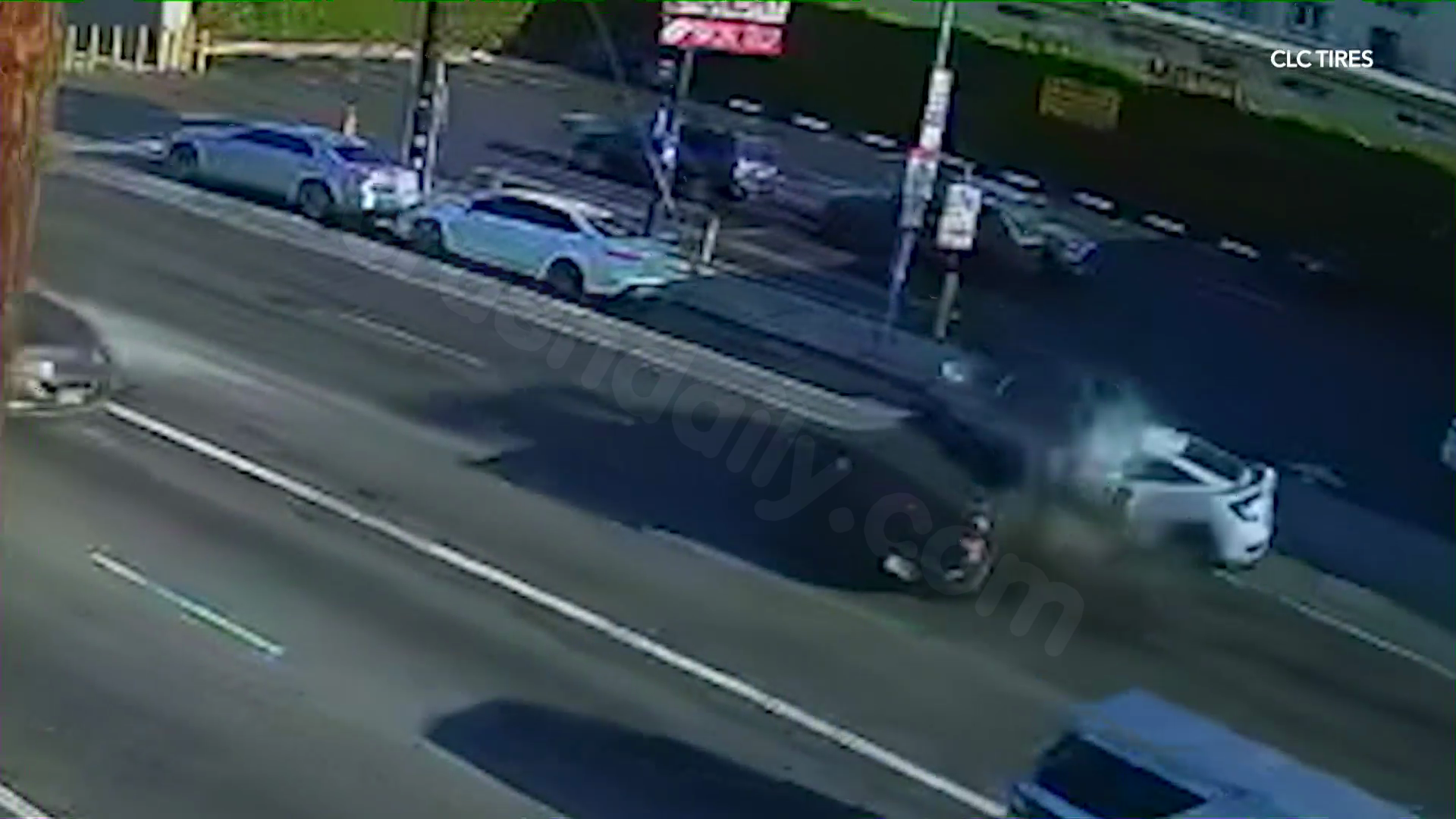 Reckless sedan at 125 mph triggers multiple car wreck in San Fernando Valley
