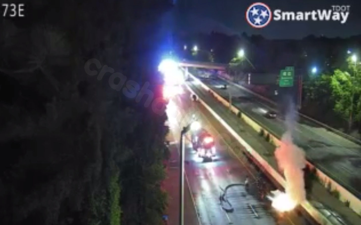 Serious injuries for motorcyclist in multiple vehicle collision on I-440 in Nashville