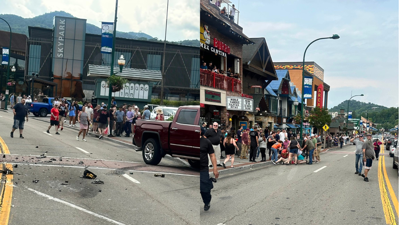 Multi-Vehicle Accident Injures Six in Gatlinburg, Tennessee