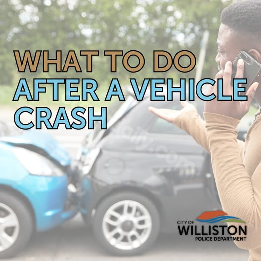 Tips from Williston police for post-accident actions