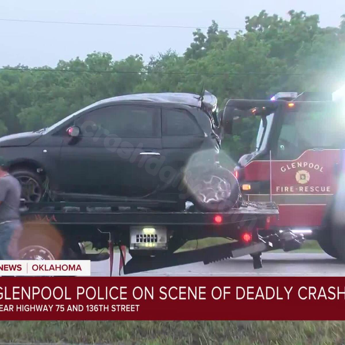 Fatal accident on Highway 75 in Glenpool