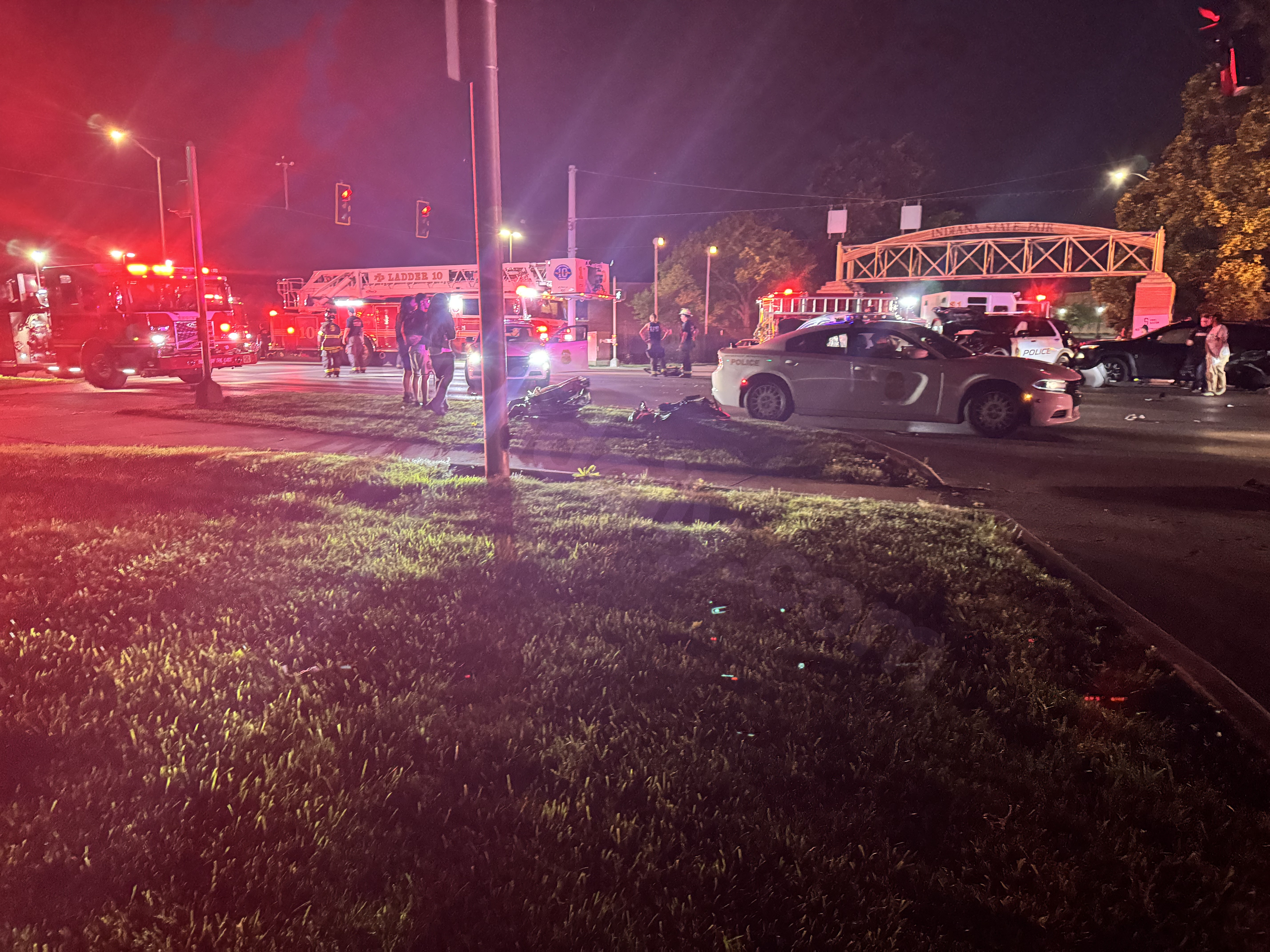 Officers and civilians injured in Indianapolis collision