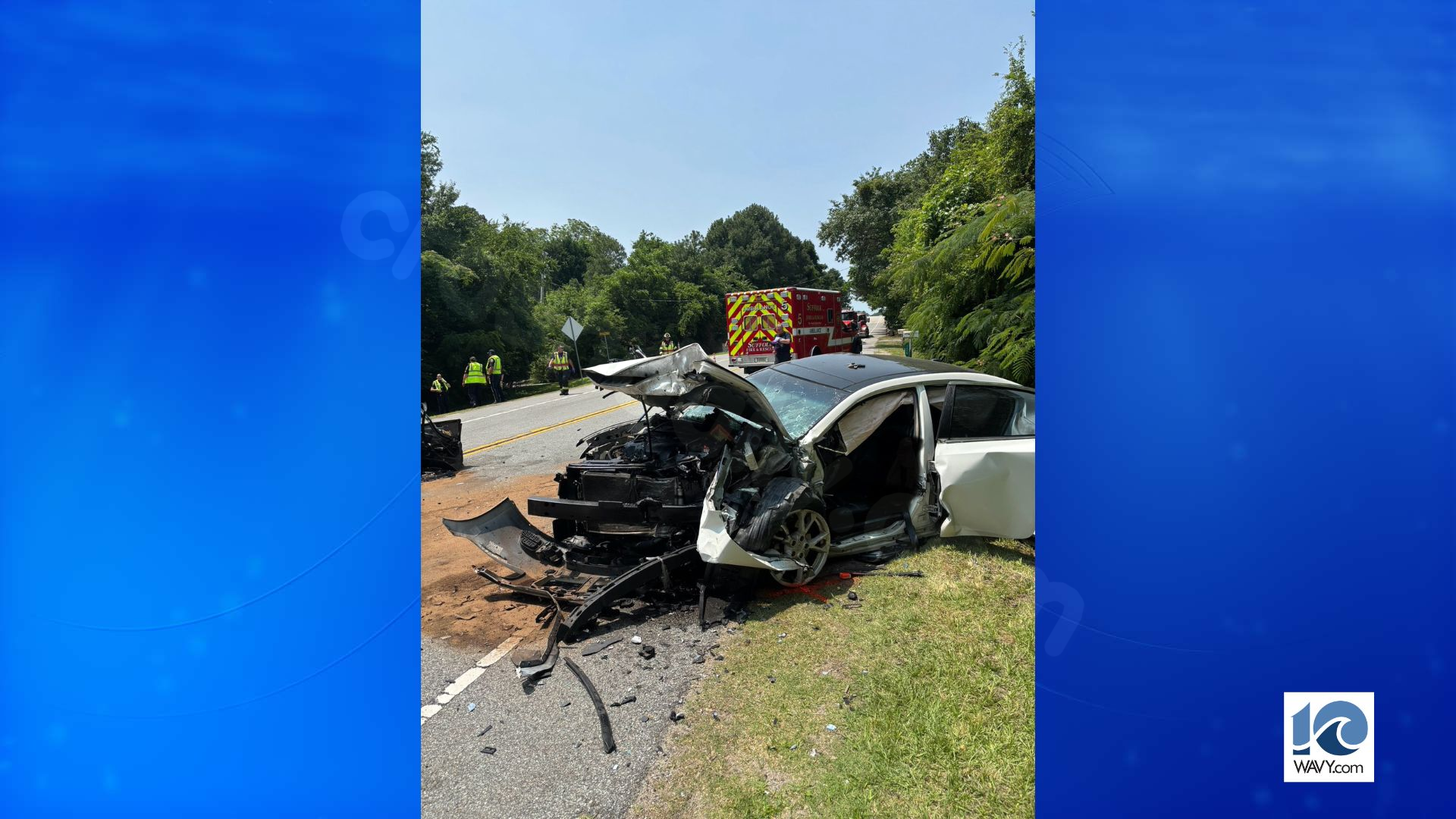 Three injured in Bridge Road accident in Suffolk
