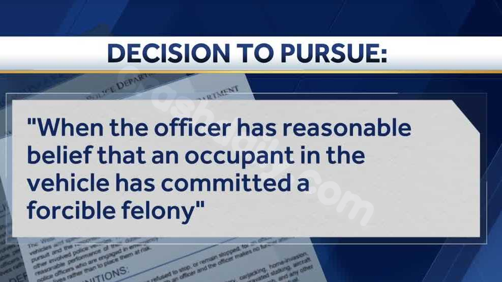 Policy on Police Chases in West Palm Beach Released