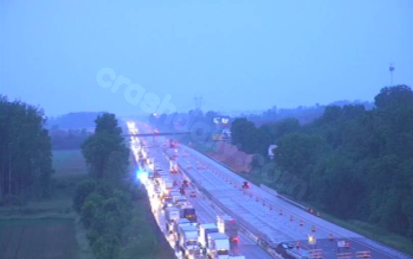 Reopening of I-70 in Hancock County after semi accident