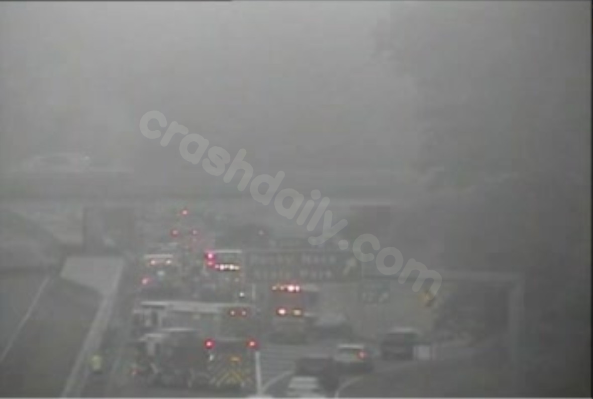 Interstate 95 north in East Lyme shut down after tractor-trailer crash and fire