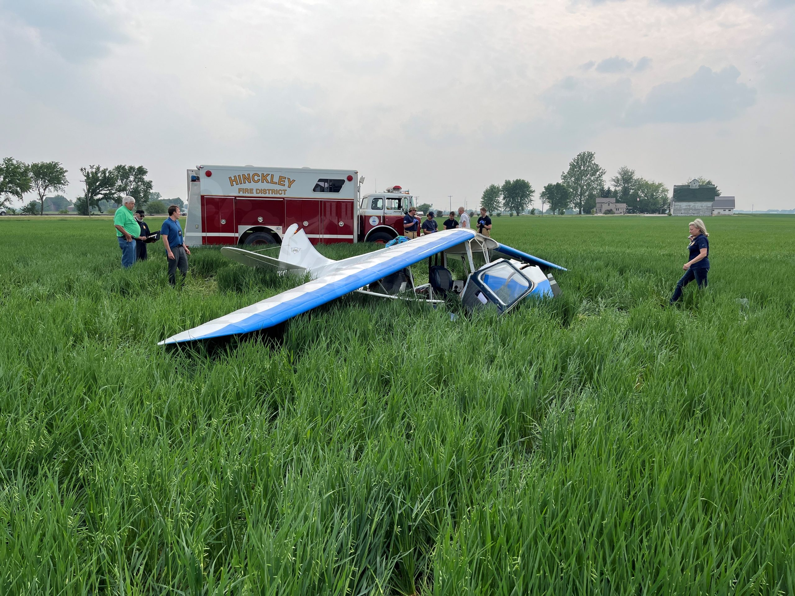 Fatal plane crash in DeKalb County injures child.