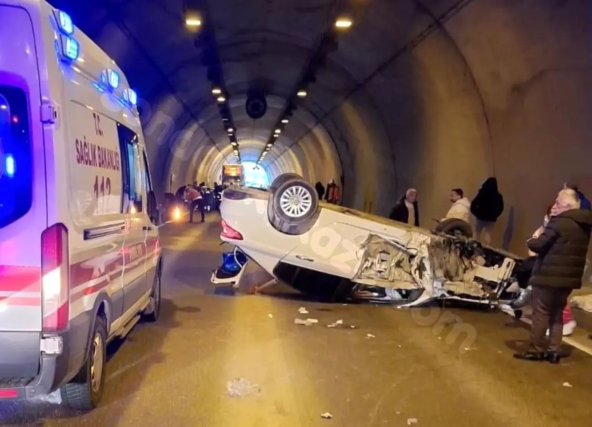 Ünye'de Tünel Kaza Haberi: 7 Yaralı