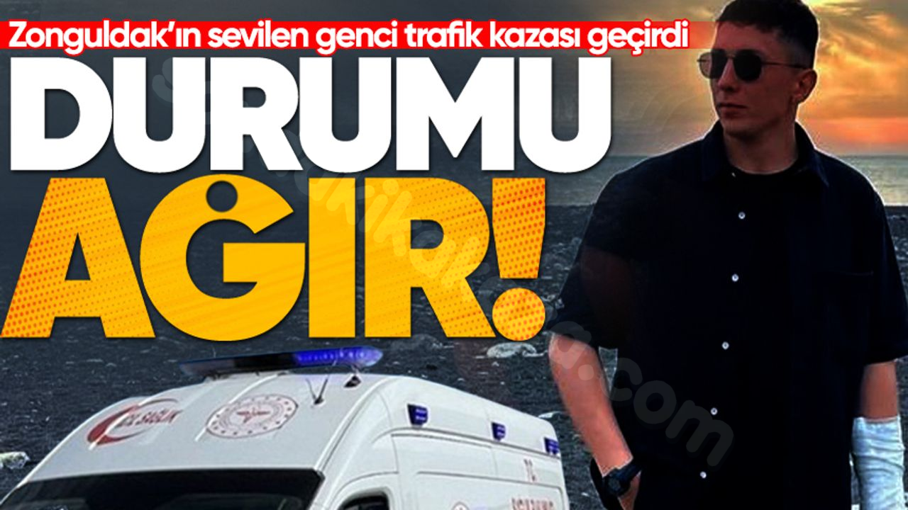 Zonguldaklı genç trafik kazasında ciddi şekilde yaralandı!