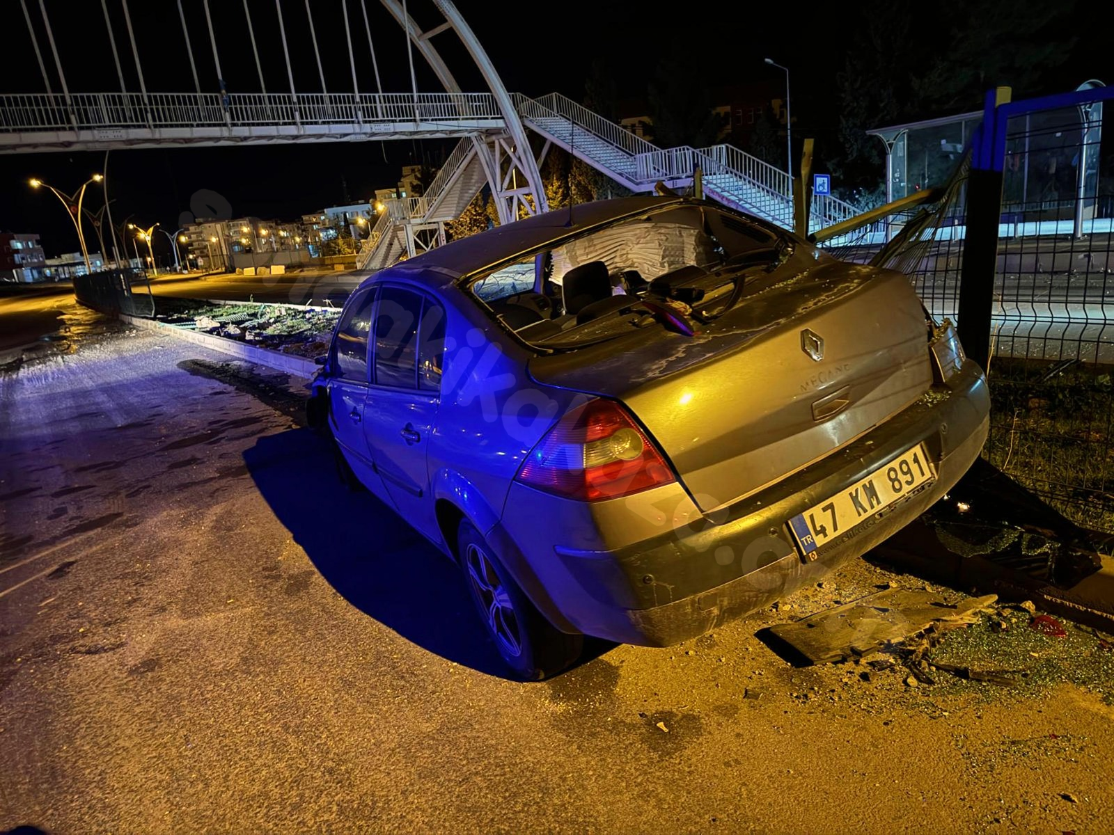 Derik’te meydana gelen trafik kazasında 1 kişi yaralandı.
