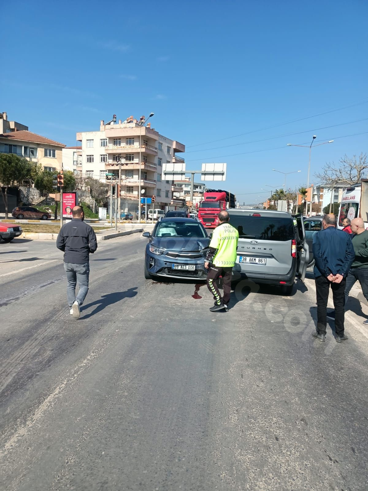 Aynı Noktada Tekrar Trafik Kazası!