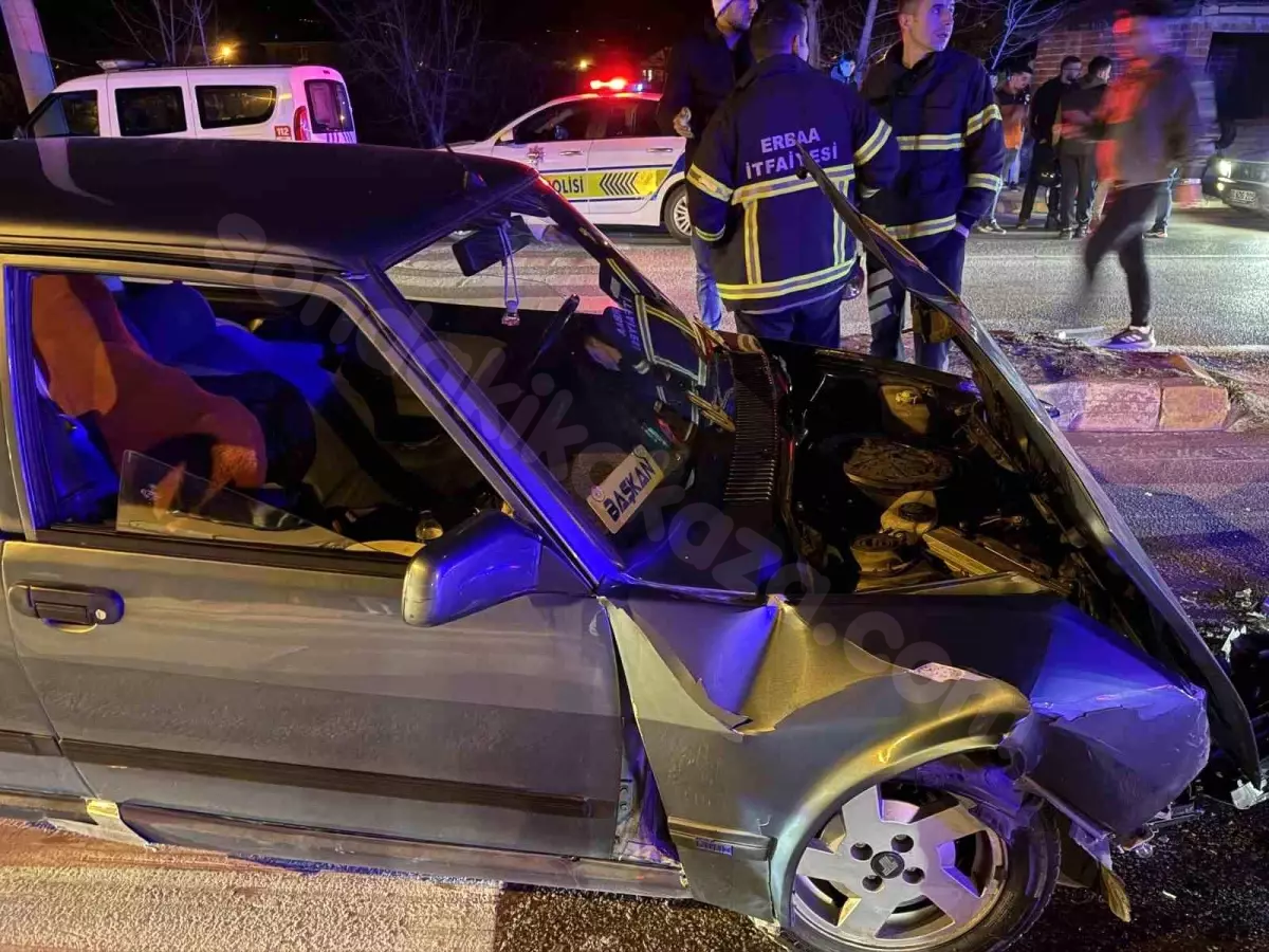 Tokat'ta Zincirleme Trafik Kazasında 2 Kişi Yaralandı