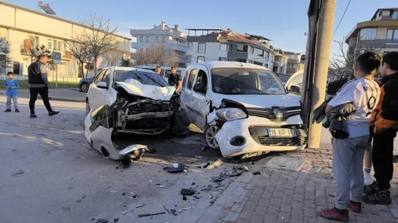 Bursa'da kaza sonucu 1 kişi yaralandı.