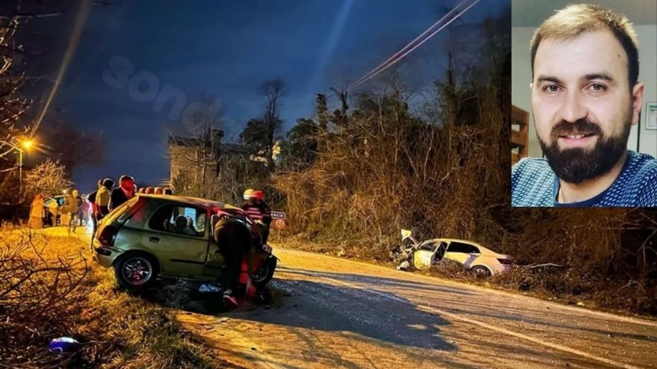 Ordu'da Alkollü Sürücü Kaza Sonucu Öldü.