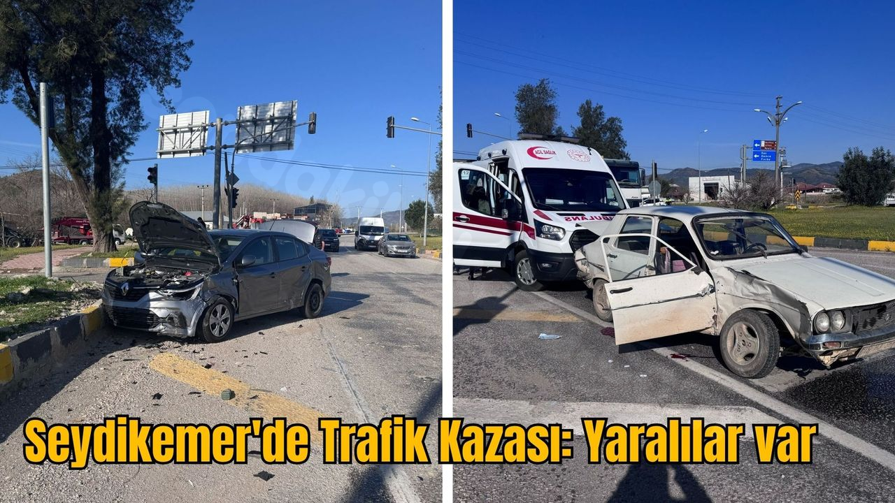 Seydikemer'de kaza meydana geldi: Yaralananlar var.