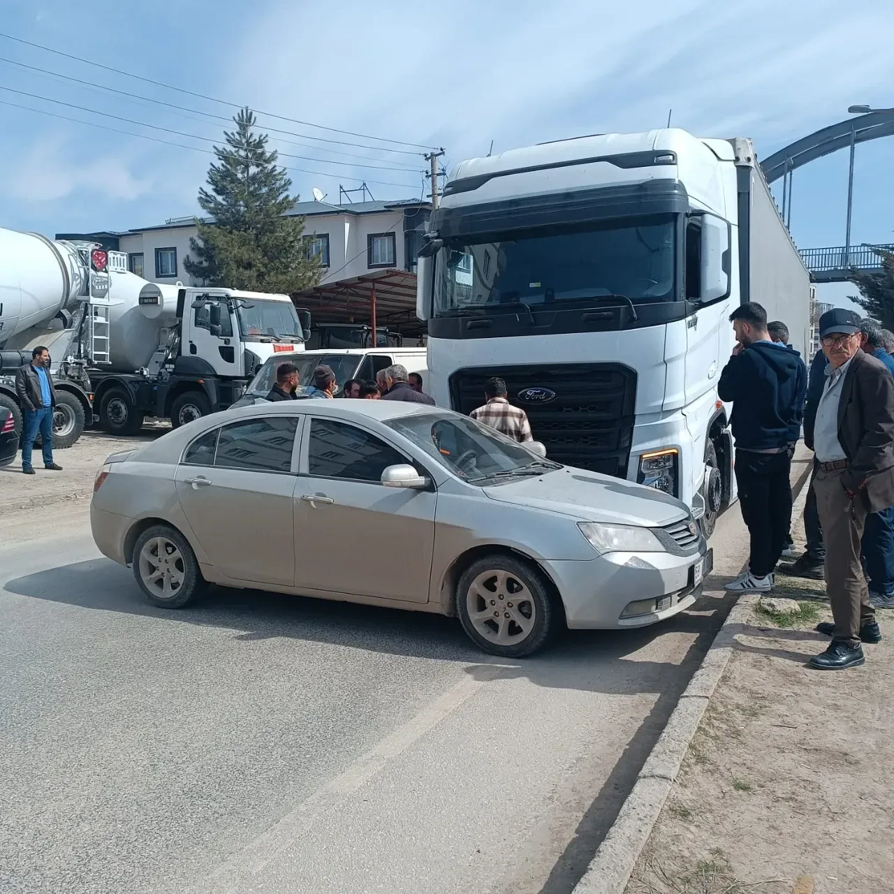 Kaza ucuz atlattı.