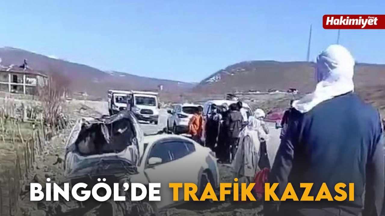 Bingöl'de kaza oldu.