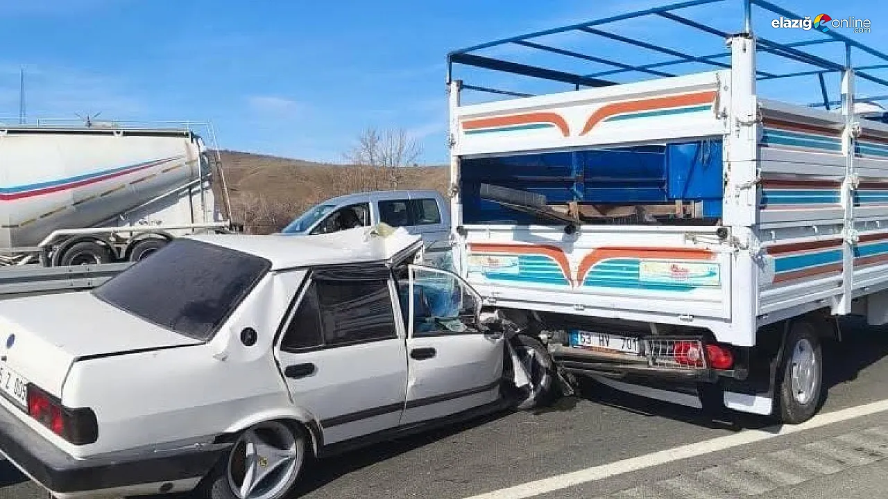 Elazığ-Bingöl Arasında Kaza: 2 Kişi Yaralandı