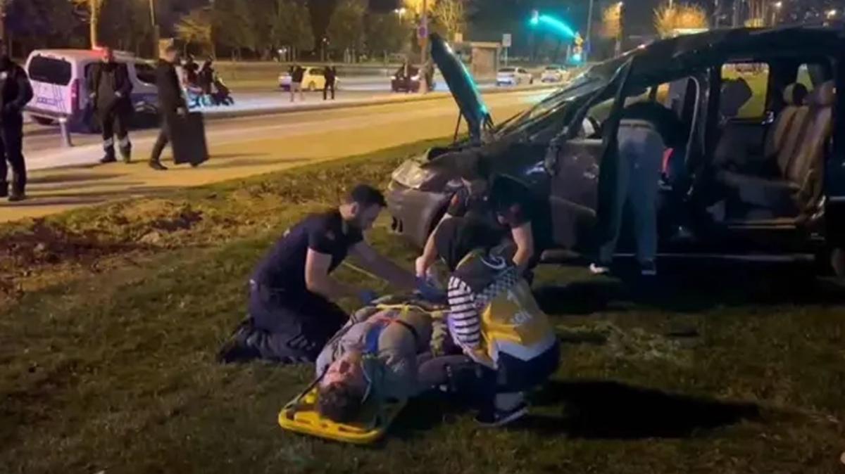 Maltepe'de trafik kazası yaşandı.