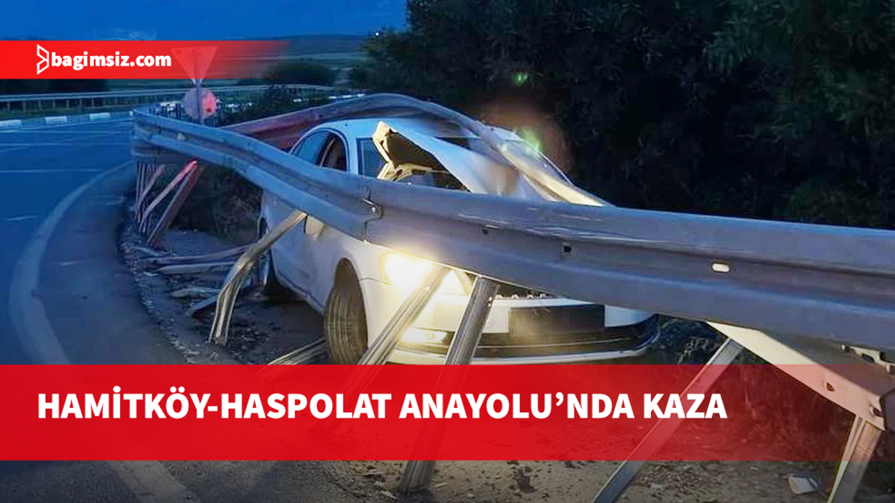 Hamitköy-Haspolat yolunda endişe veren trafik kazası...