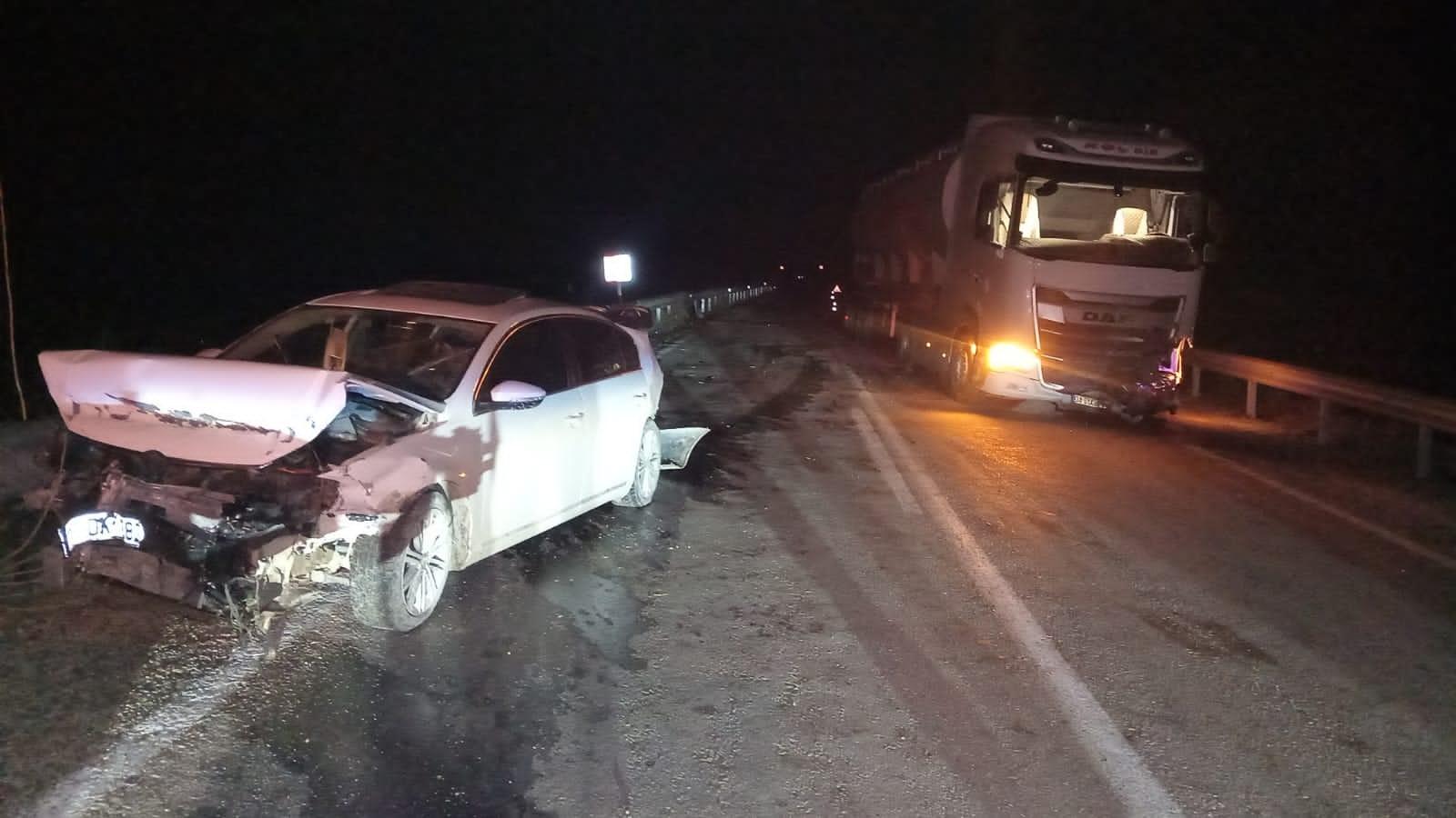 Bilecik'te trafik kazasında 1 kişi hayatını kaybetti.