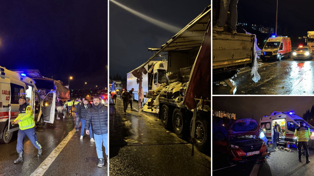 Anadolu Otoyolu'nda ölümlü zincirleme trafik kazası nedeniyle İstanbul istikameti trafiğe kapatıldı.
