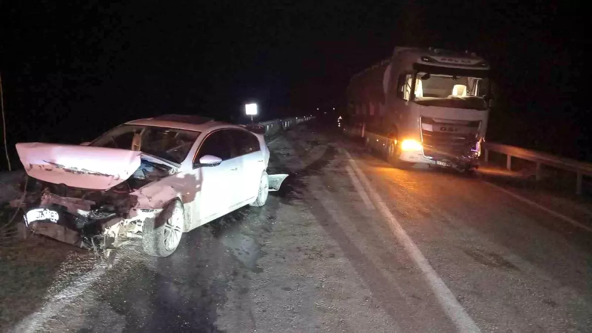 Bilecik'te Kaza: 1 Ölü, 2 Yaralı