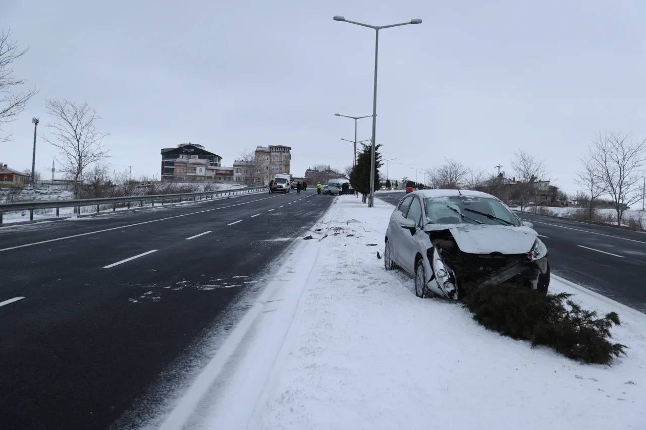 Nevşehir'de art arda trafik kazası